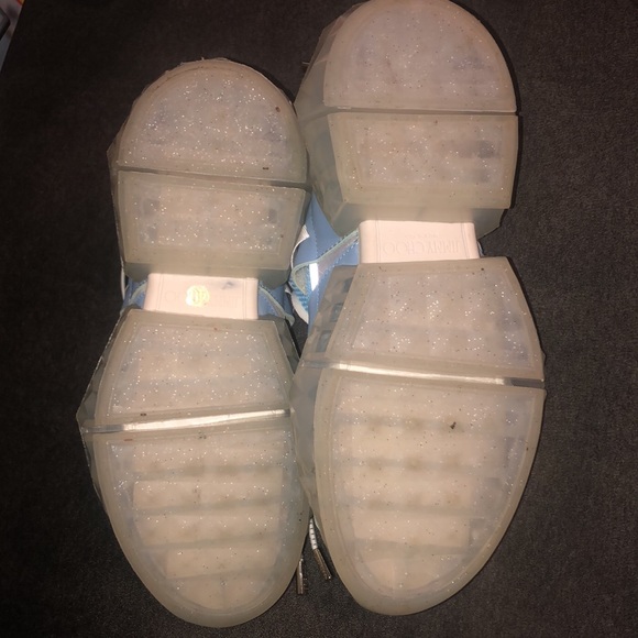 Jimmy choo blue sky diamond trail sneakers. - Picture 4 of 5